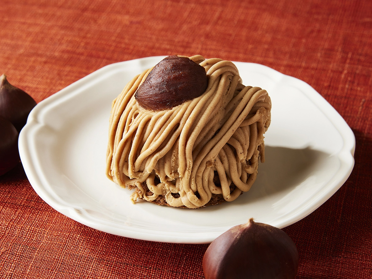 生チョコとナッツのショートケーキ